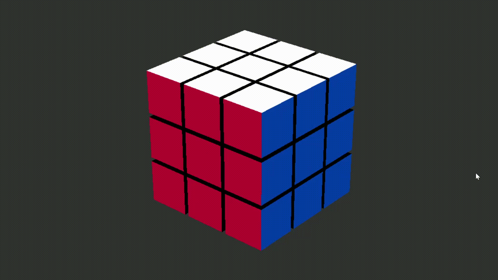 scrambling a Rubik's cube