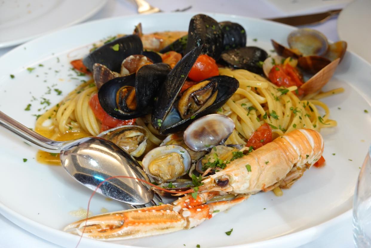 Seafood pasta